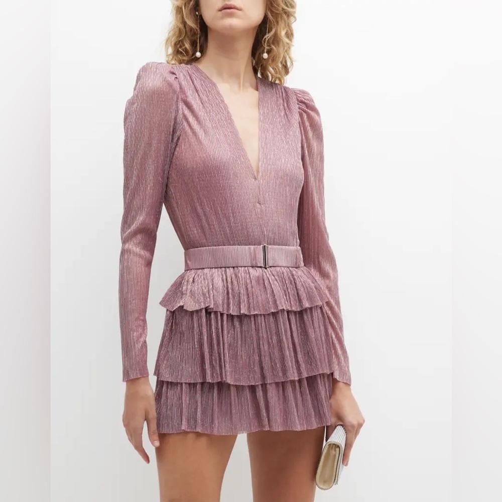 Sabina Musayev Carry Mini Dress in Pink - New With Tags